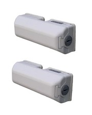 Milenco Sliding Door & Back Door Security Dead Lock (Pair) White Van Campervan