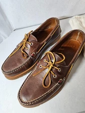 Men's Sperry Gold Cup Handcrafted Leather Shoes Made In Maine -Very Nice