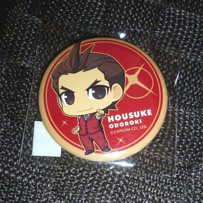Ace Attorney: Oniki Hosuke Button Badge, Animate Gift, Unused, Can Badge, Game