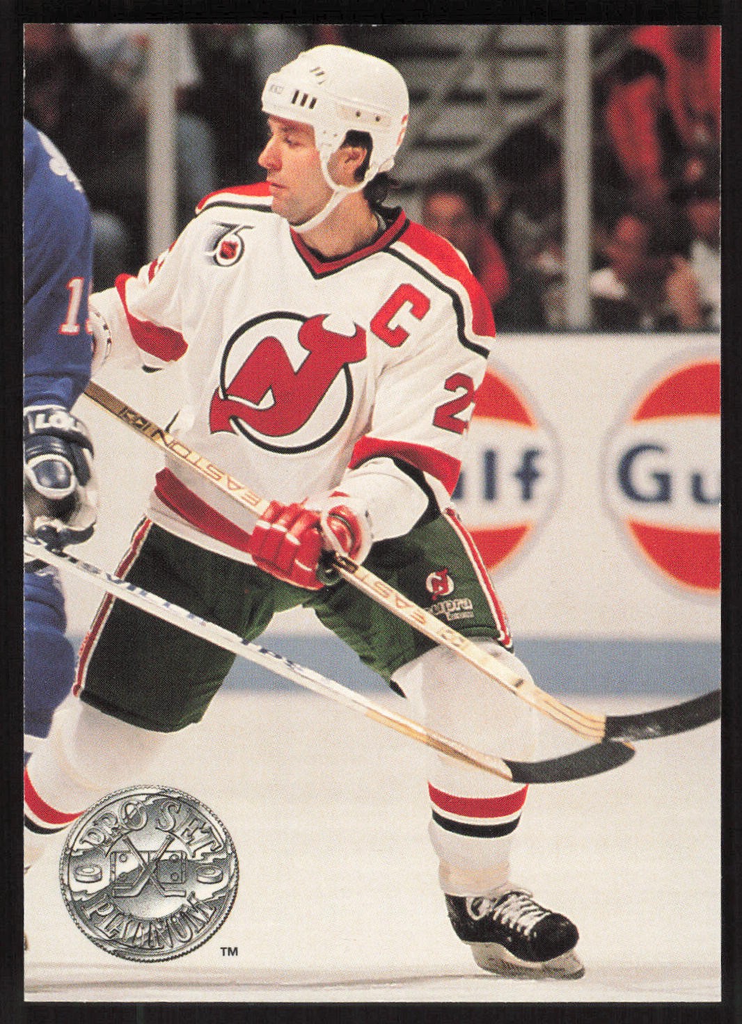 Bruce Driver, 1991-92 Pro Set Platinum, #69, New Jersey Devils,