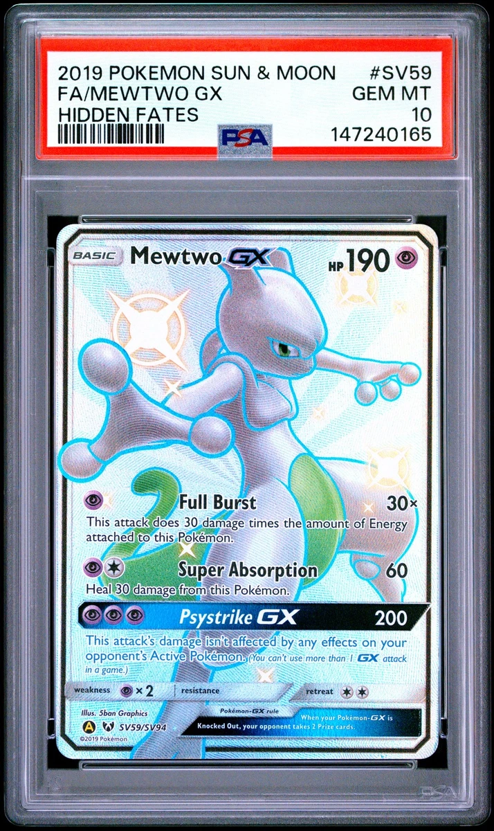 Mewtwo GX SV59/SV94 Hidden Fates: Shiny Vault for sale | eBay