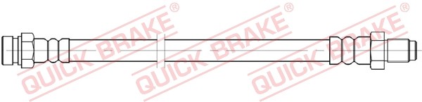 Bremsschlauch mit Innengewinde 37.048 QUICK BRAKE für MITSUBISHI ASX LANCER VIII - Bild 2
