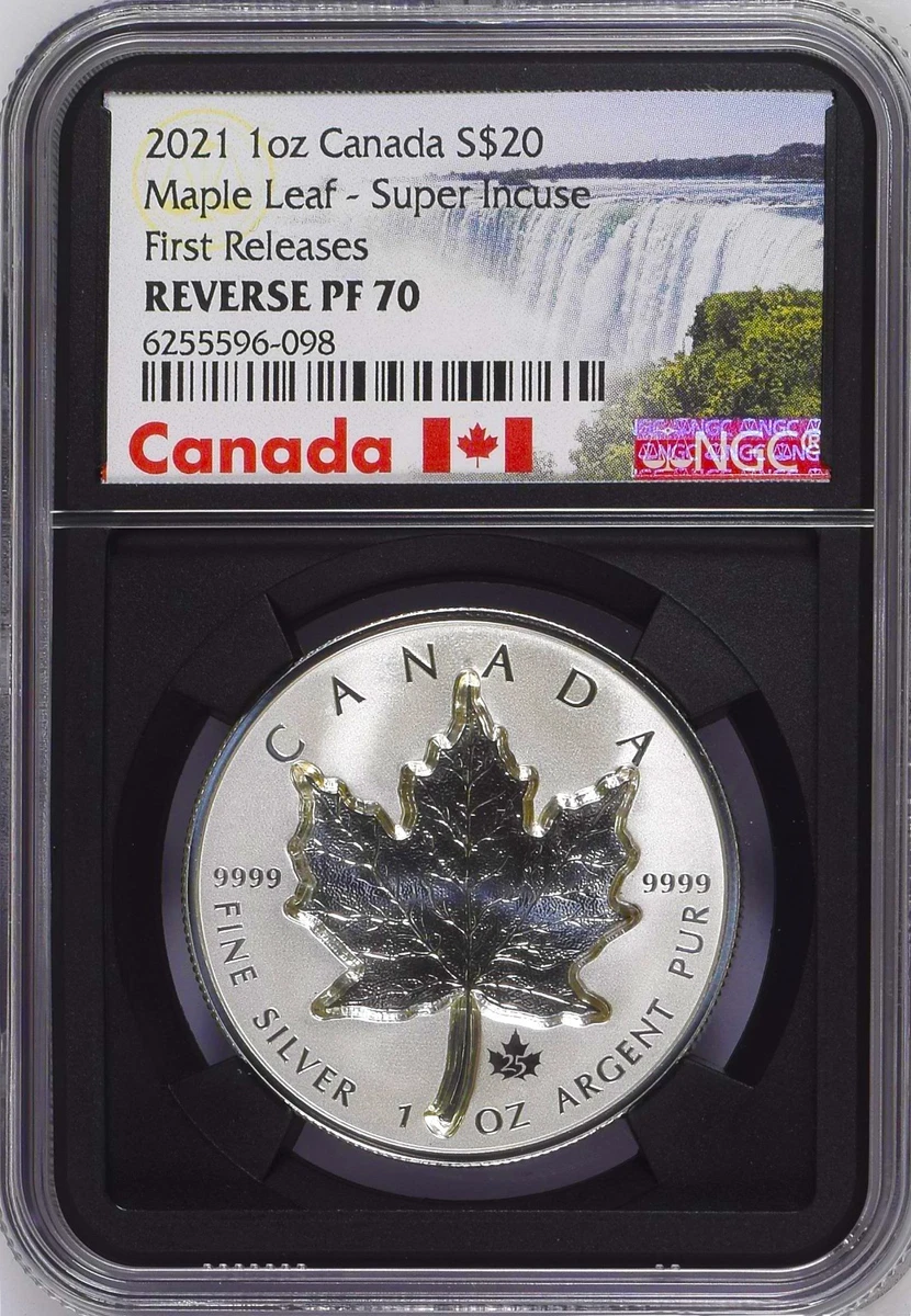 Canadian Maple Leaf NGC Grade PR 70 Silver Bullion Coins for sale