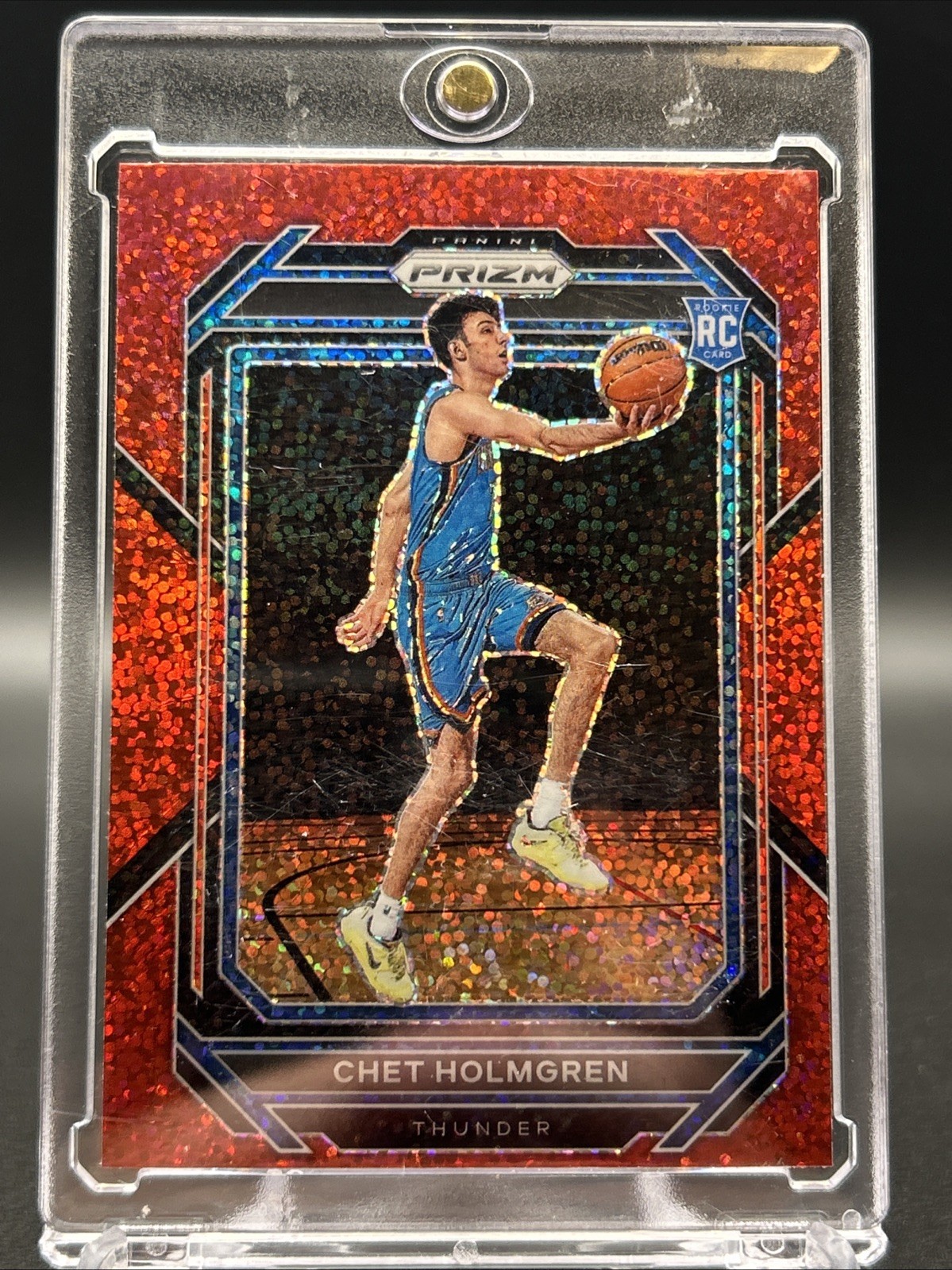 2022-23 Panini Prizm Chet Holmgren #266 RC Red Sparkle