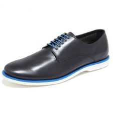 0291N scarpa classica HOGAN DERBY sneaker uomo shoes men blu
