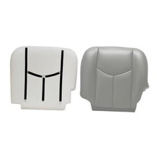 2PCS 922 Driver Side Bottom Microfiber Leather Replacement Seat Cover  Gray