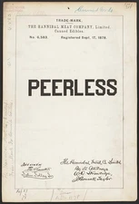 Photo:The Hannibal Meat Company, Limited for Peerless brand Canned Edibles