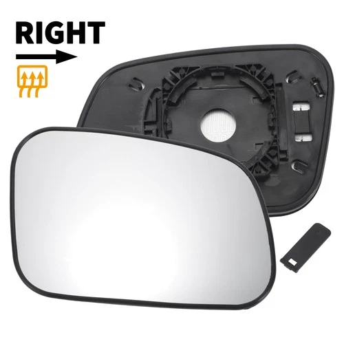 Car Right Passenger Side Mirror Glass Heated for Land Rover Discovery 2 98-04