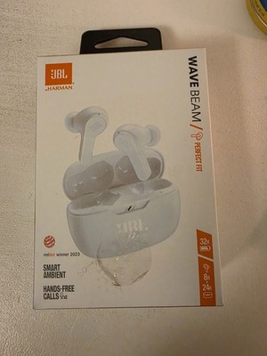 JBL Vibe Beam 2 Weiße Bluetooth-Kopfhörer                                     