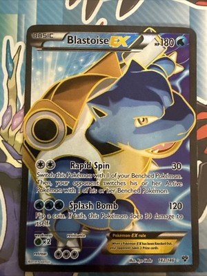 Pokémon Blastoise EX (Full Art) XY Base Set English 142/146 Pack Fresh
