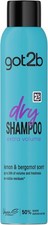got2b Dry Shampoo Instant Fresh Up Extra Volume 200 ml Cleans & Refreshes 12.45 per litre