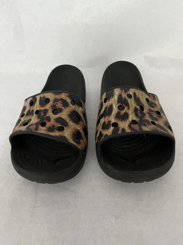 Crocs Classic Leopard Sandals M5 W7 - Picture 4 of 7