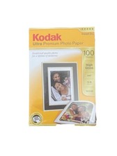 Kodak Ultra Premium Photo Paper 4x6" High Gloss 100 Sheets Pictures 76 lb New