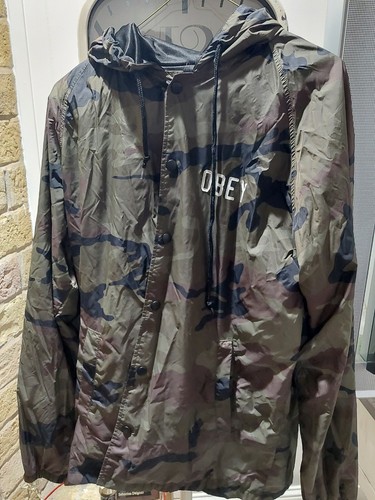 Obey Worldwide Military Camo Hooded 