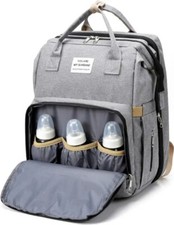 Backpack Bag You Are My Sunshine grey kids diaper bag teal