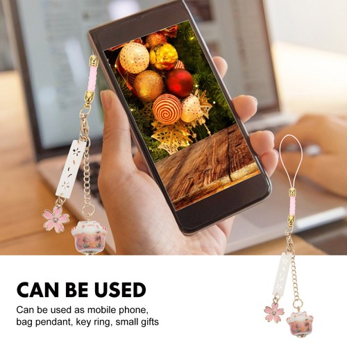 2 Pack Chain Cat Mobile Girl Delicate Phone Strap Smartphone - 第 6/12 張圖片