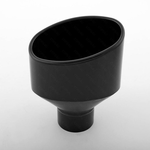 Par de puntas de escape ovaladas negras de 6" de 2,5" en acero inoxidable 304 para Audi RS Look - Imagen 6 de 8