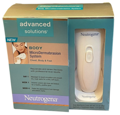 Neutrogena Advanced Solutions At Home Body MicroDermabrasion System NEW