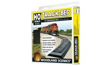 Woodland 1474 HO Scale Foam Track-Bed 24' Roll New Free Ship