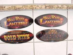 Plexiglass oval sm Casino Gambling Signs 13 1/8" X 5 1/4" X1/8" Lot of 4 SHFL