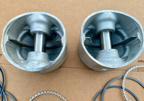 21993-80 New Harley Piston Set w/ Ring +.030" 80" Shovelhead 78- Later #193 - Picture 5 of 7