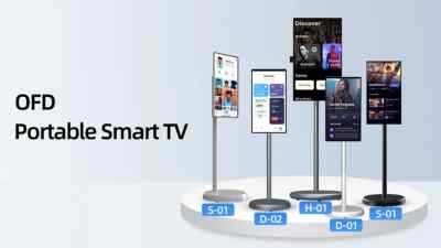 2024 Stand By Me Mobile Smart TV 21.5´´ Touch Screen w/ battery & wheel