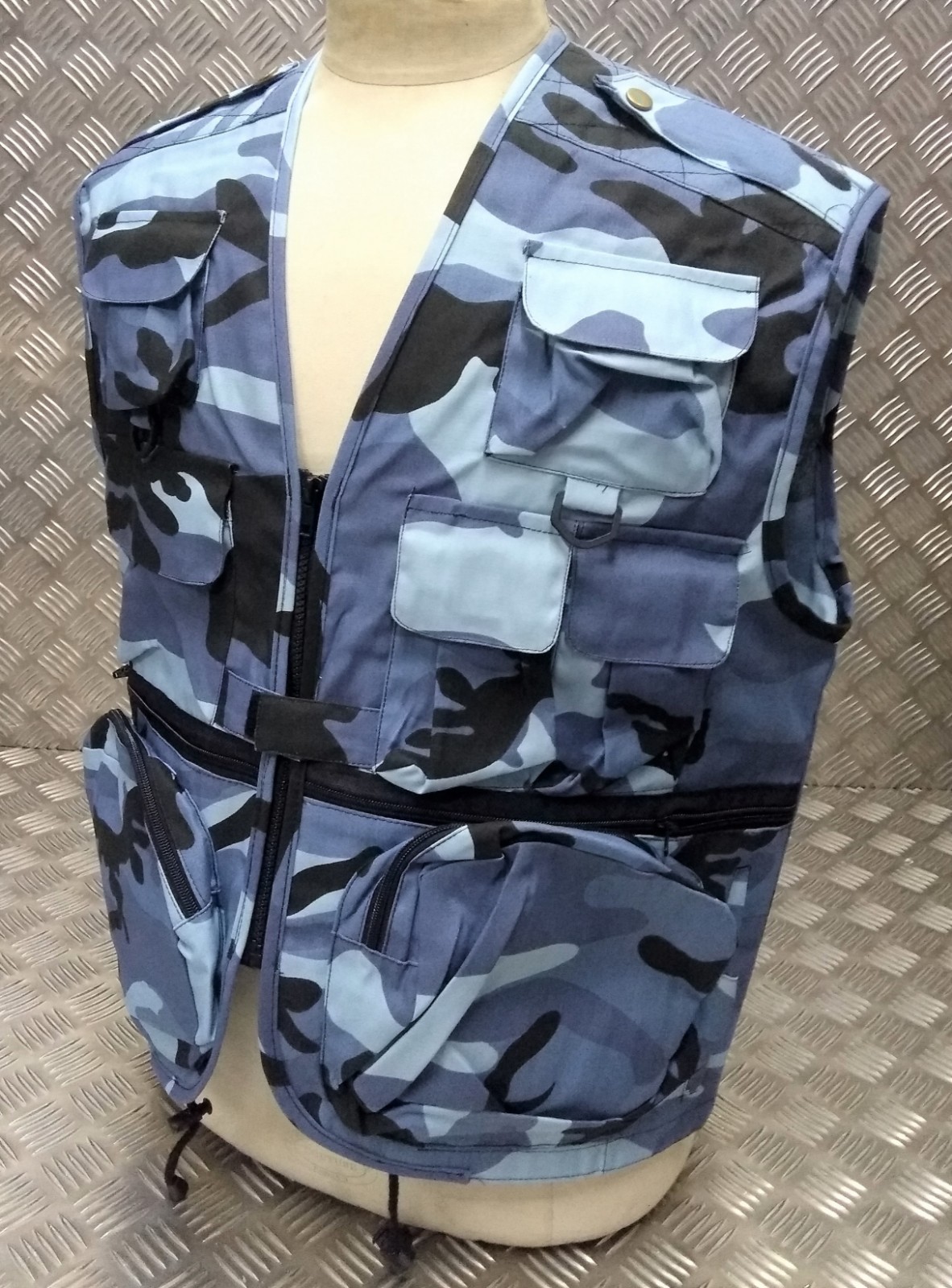 Pesca Cazadores Fotógrafos Multibolsillos Chaleco Militar Todos Colores - Tallas