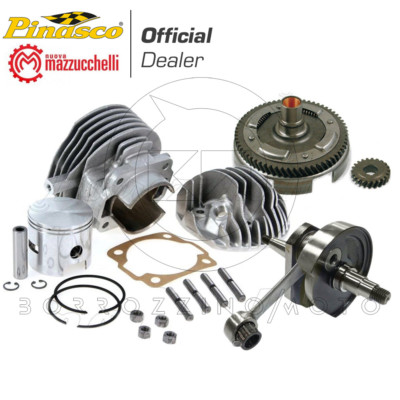 KIT THERMISCHE GRUPPE ALUMINIUM PINASCO 102cc MOTORWELLE ÜBERSETZUNGEN VESPA PK 50 S