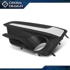 Fog Light Trim Fits 2017-19 Subaru Impreza Front Driver Side Primed Chrome Trim