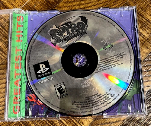 Spyro 2: Ripto's Rage (Sony PlayStation 1, 1999) Missing Manual *FREE SHIPPING*