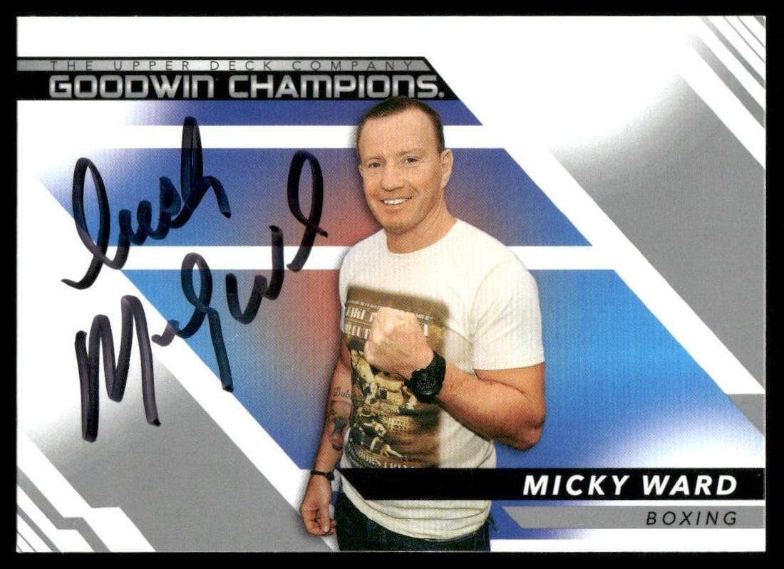 Signed 2022 Upper Deck Goodwin Champions #96 Micky Ward IP Auto