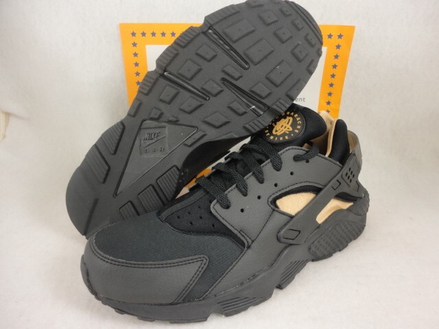 Nike Air Huarache Run, Black / Metallic Gold, Style BV1166 Nike Air Huarache Run, Black / Metallic Gold, Style BV1166