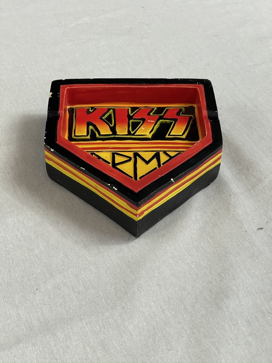 2005 KISS ARMY Ashtray Incense Burner Classic Rock Collectable