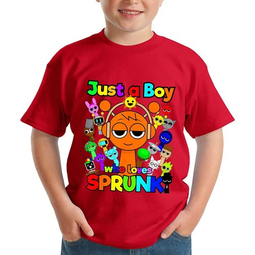 Anime Sprunki- Incredibox T-shirts Tops Tees Funny Sprunki- Boys Girls T-Shirts - Picture 3 of 34