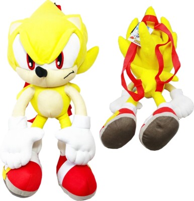 Sonic the Hedgehog 20'' Plush Backpack - Yellow