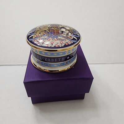 Royal Collection Trust Queen Elizabeth Pillbox Longest Reigning Monarch 2022 New