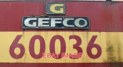 FOTO KLASSE 60 60 036 GEFCO TOMON DIE ÜBERWIEGENDE MEHRHEIT DER VORHANDENEN FLOTTE VON BRU