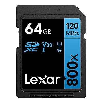 Lexar SDXC UHS-I Camera Memory Cards High Speed