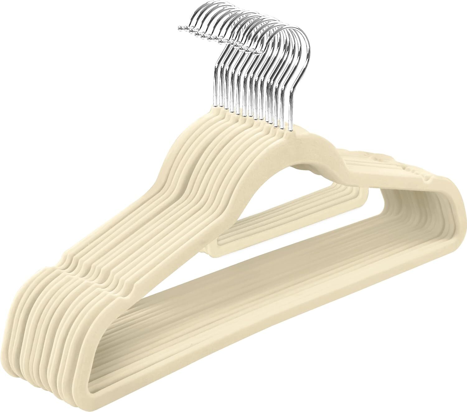 Premium Velvet Hangers 20 Pack - Non-Sl Standard Hangers 360 Degree - Heavy Duty-image
