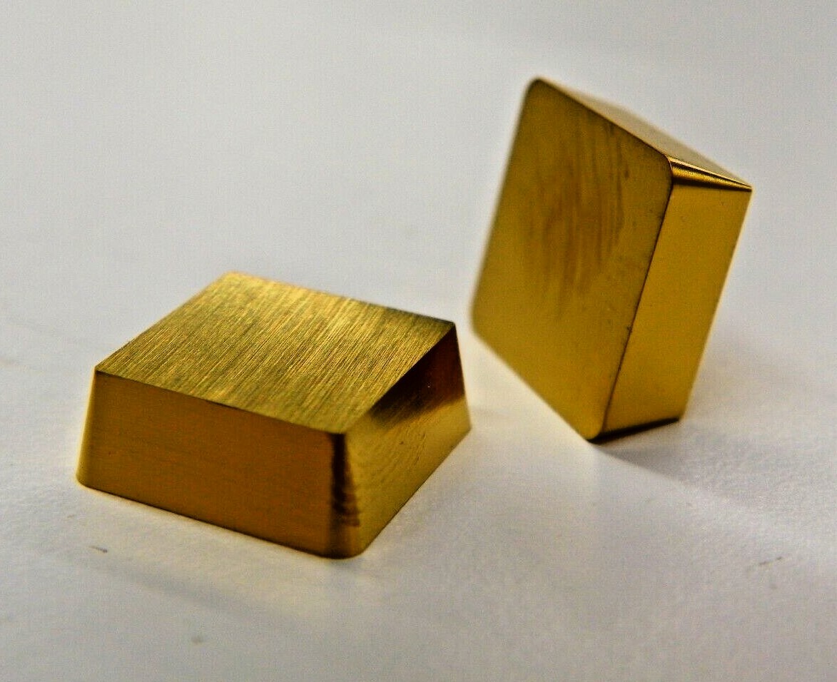 10 PIECES of HAMILTON TOOL CO, SPE 433A GOLD COATED CARBIDE INSERTS