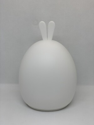 Rubber Rabbit Night Light LED Lamp Bedroom Decor Kids Toy Lamp Gift
