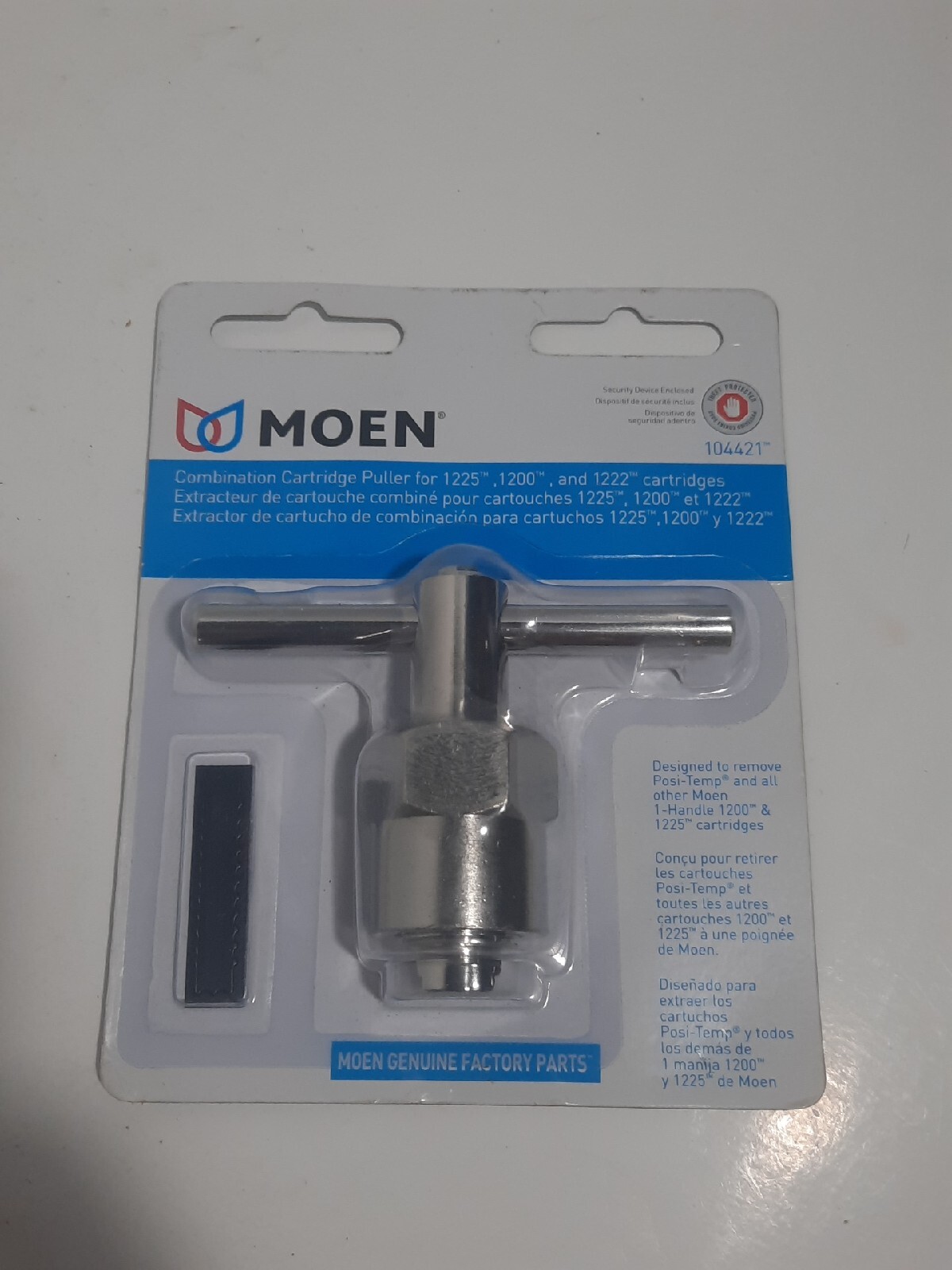 MOEN Cartridge Removal Tool for 1200 or 1225 or 1222 Cartridges 104421