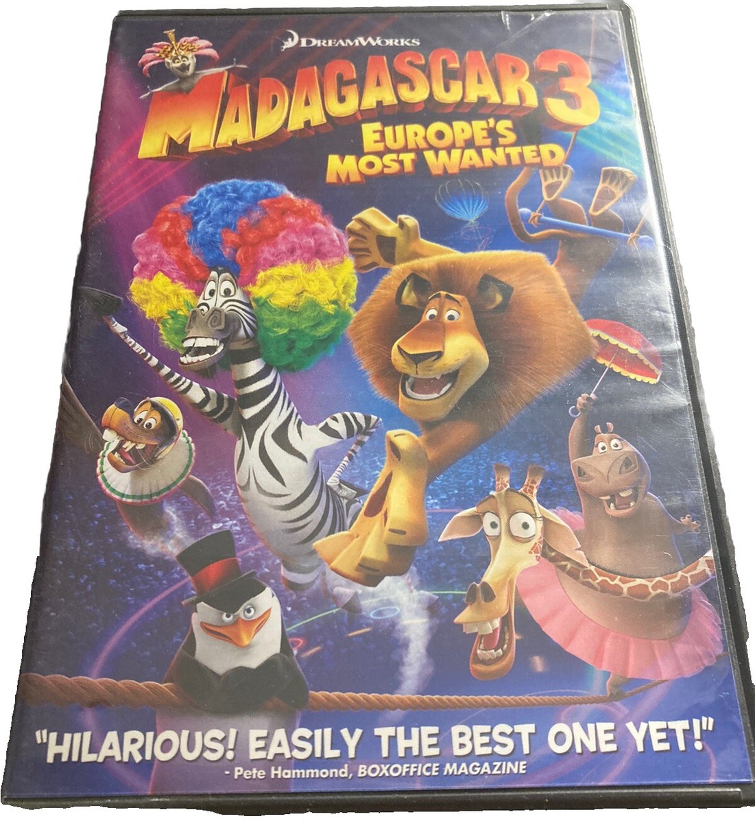 Madagascar 3: Europe's Most Wanted (DVD) Dreamworks- GOOD