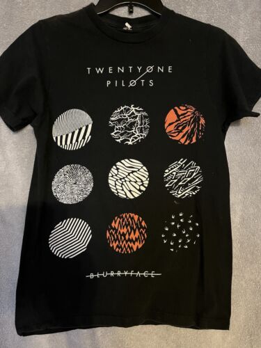 Twenty One Pilots Blurryface Sz Small Black T-Shirt