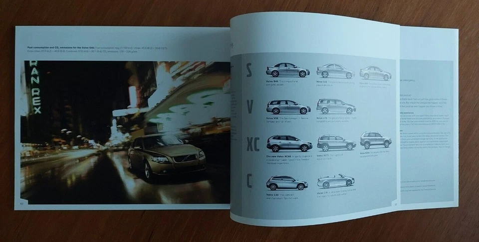 Volvo S40 2008-2009 Model Year  68 Page UK Market Sales Brochure  Mint Condition - Image 4 of 4