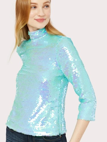milly sequin turtleneck