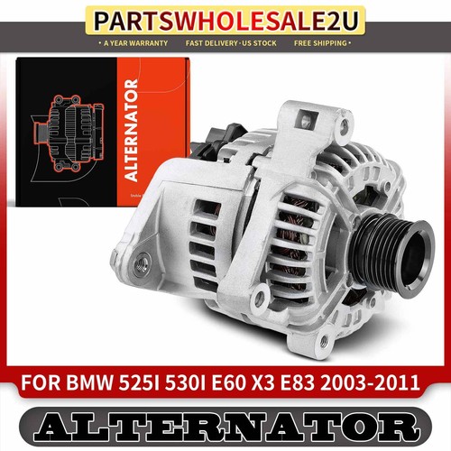 Alternator for BMW E60 525i 530i X3 E83 2003-2011 2.5L 3.0L M54 Sedan ...