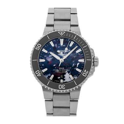 Oris Aquis Datum Aufwärtstrends Auto Stahl Armbanduhr Haustier Ziffernblatt