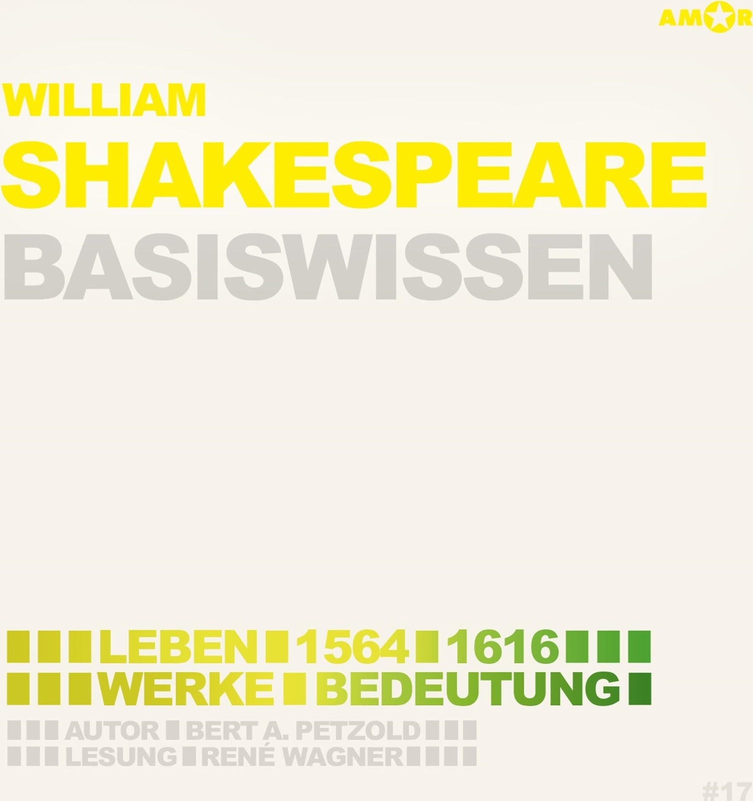 7024784 Audiolibro Wagner,Rene - William Shakespeare - Basiswissen (2 Cd)