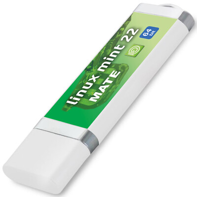 Linux Mint 22 ''Wilma'' MATE Edition Deutsch auf DVD oder USB-Stick NEU August 24